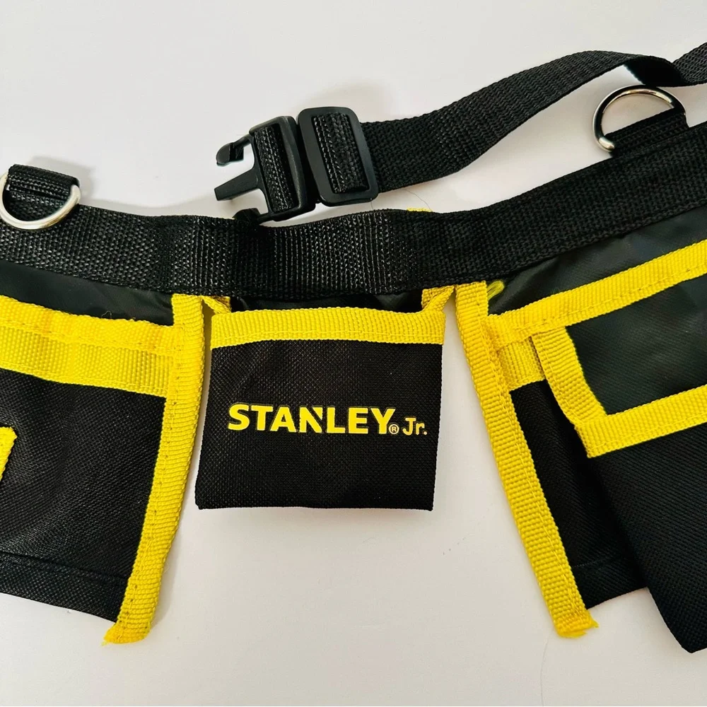 Stanley Junior Toolbelt 24”-32” Waist Black Yellow Little Handyman Boys Girls